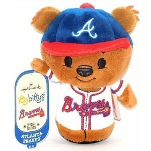 Hallmark Itty Bittys Atlanta Braves Mascot MLB Special Stadium Edition Plush NWT